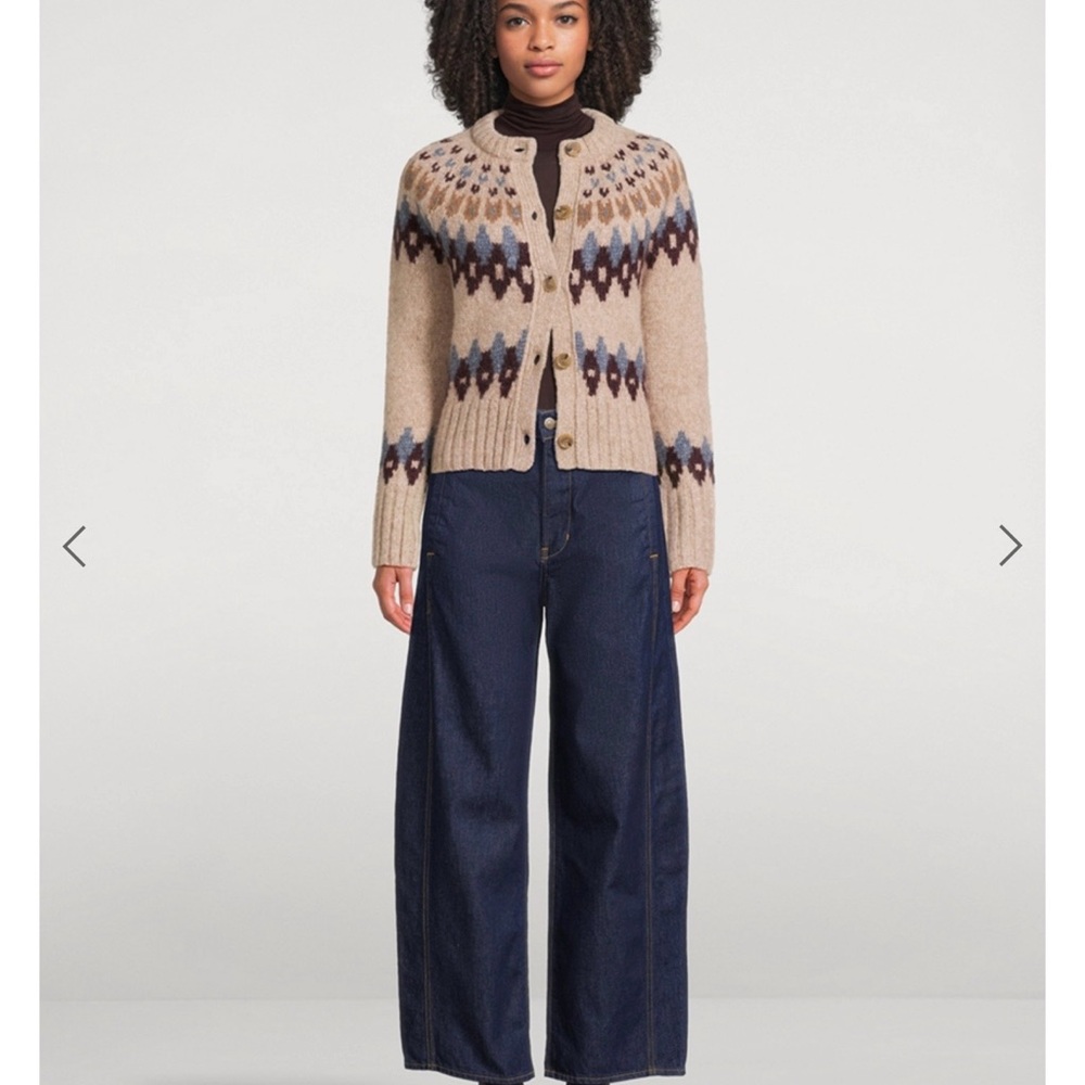 Veronica Beard Fair Isle Cardigan NWT